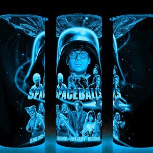 Glow in the Dark Spaceballs 80s Comedy Scifi Movie Coffee Cup Mug  Tumbler
